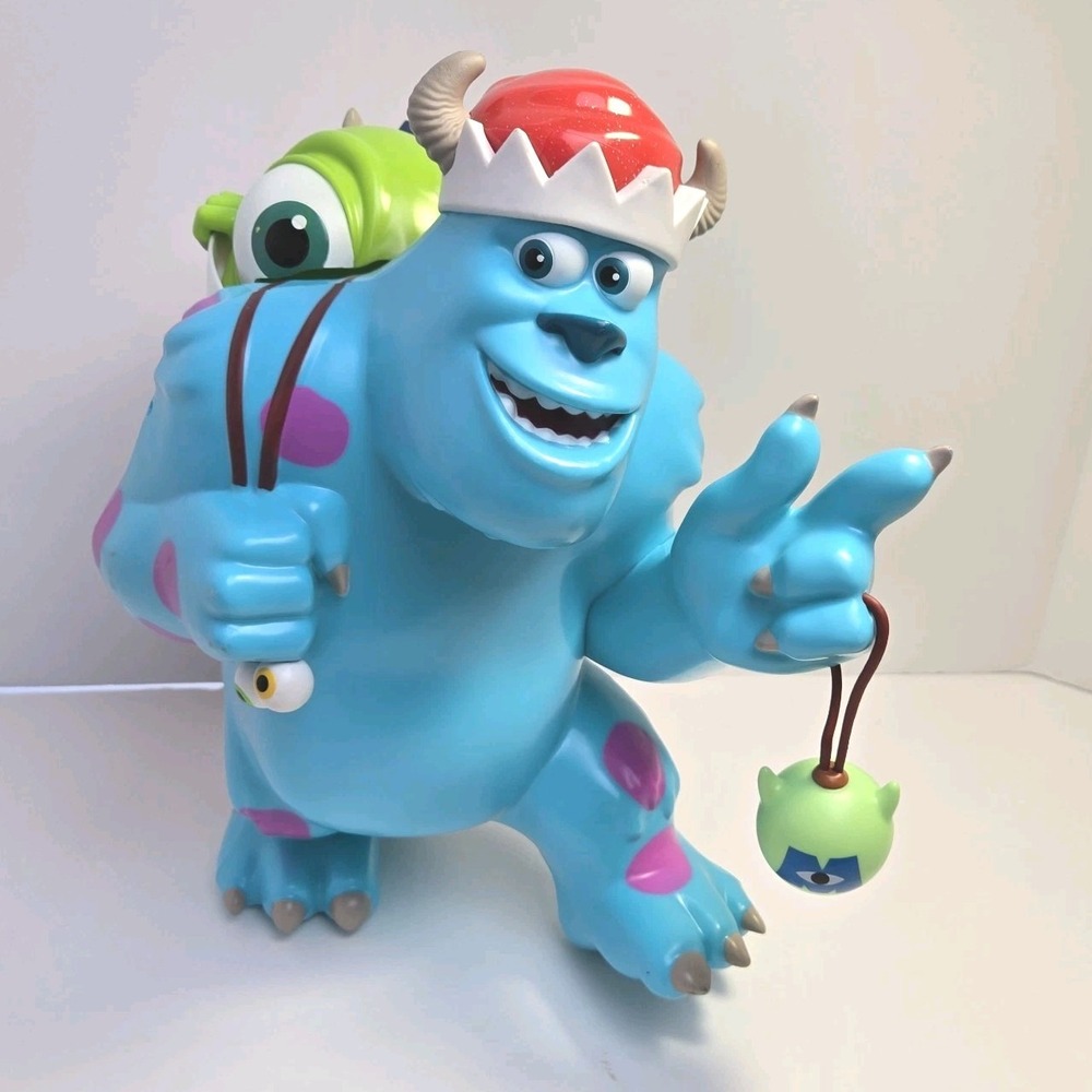 Disney Parks 2024 Christmas Monsters Inc Santa Sulley Popcorn Bucket Collectible